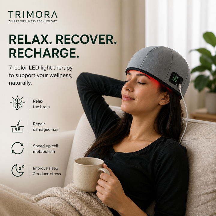 Trimora LumiLift Pro | 7-Color LED Face & Neck Massager