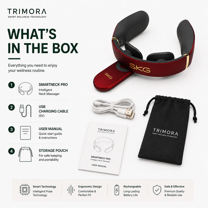 Trimora SmartNeck Pro | Intelligent Neck Massager