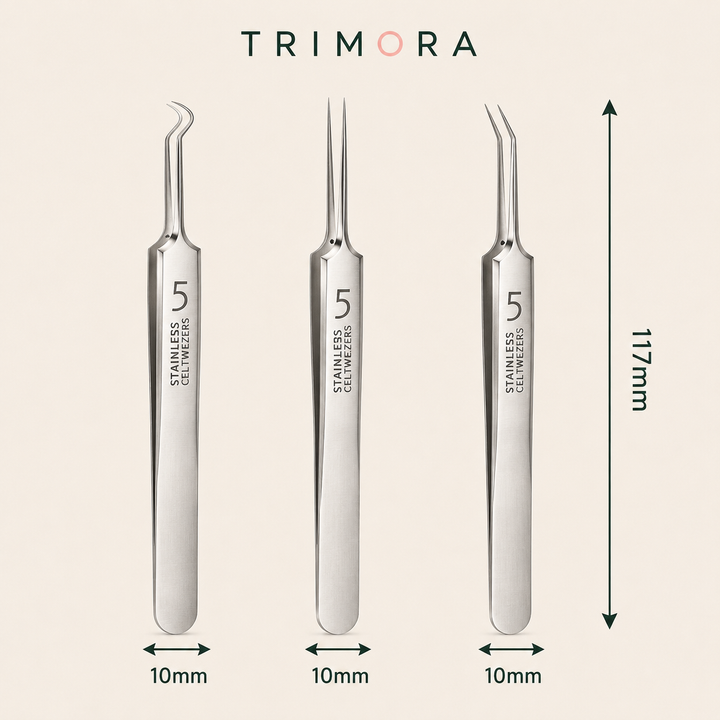 Trimora ClearSkin Pro™ | 8-Piece Acne Extraction Tool Set