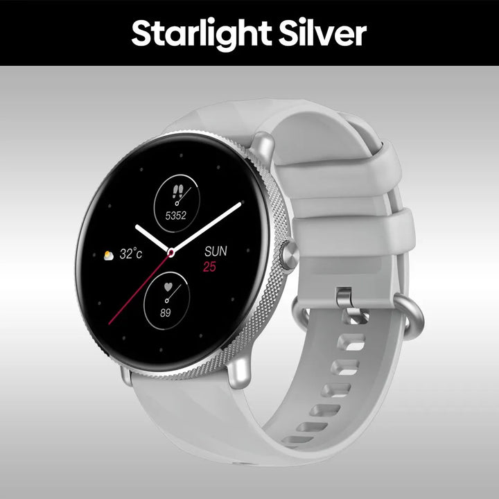Trimora Active Smartwatch | GTR 3 Pro | AMOLED Display & Bluetooth Calling