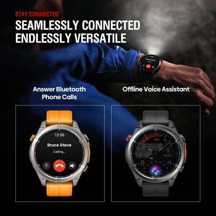 Trimora Adventure Smartwatch | Stratos 4 GPS | AMOLED Outdoor Smartwatch