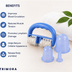 Trimora RollerRelief Pro™ | 5-Piece Vacuum Cupping Therapy Set